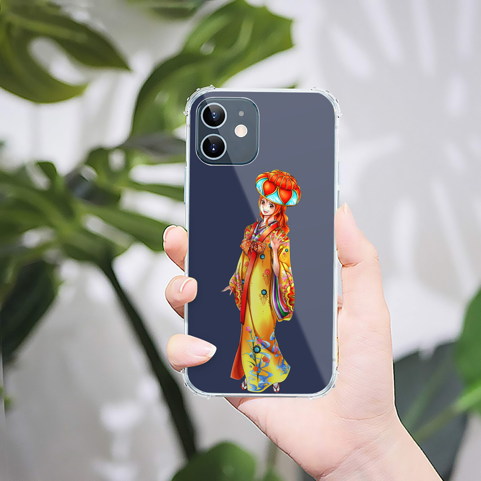 （画像用） ワンピース ナミ ONE PIECE Nami 【iPhone 12シリーズ対応】透明スマホケース（クリアソフトケース）